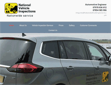 Tablet Screenshot of nationalvehicleinspections.com